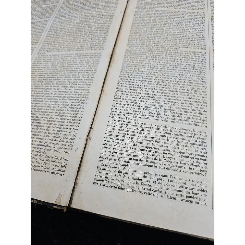 Antique French Book Balzac Savarus Seraphita Sceaux Paris 1839 Cavinieste Vtg